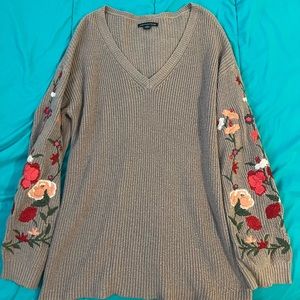 Floral Oversized Sweater